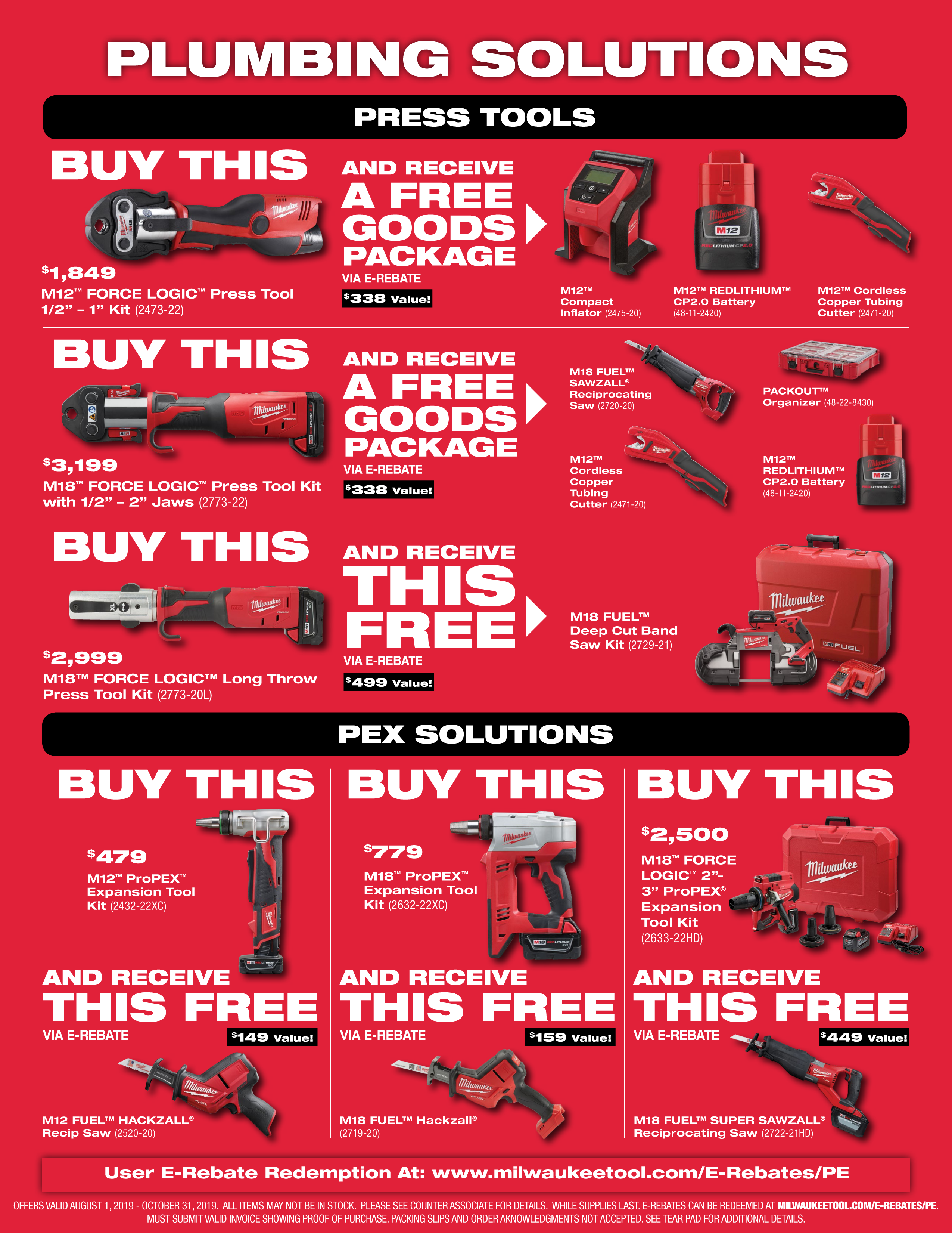 Fantastic Milwaukee Tool Promos Rubenstein Supply Company